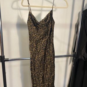 Beautiful Long Zara Scoop Neck Dress